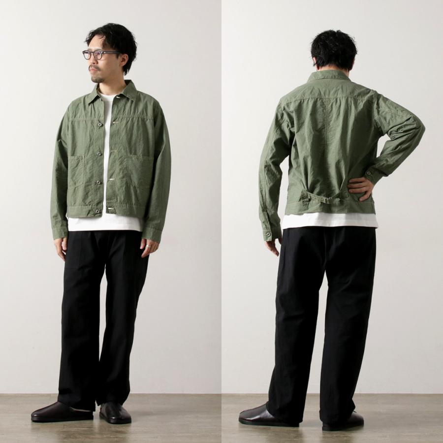 SEUVAS（ソウバス） トラッカージャケット / コットンリネン ライトアウター 羽織 メンズ TRUCKER JACKET | SEUVAS | 06