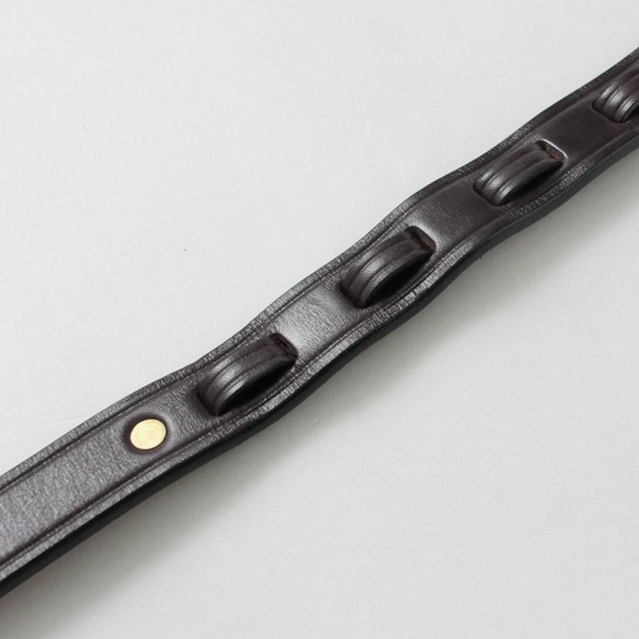 TORY LEATHER（トリーレザー） 2トーン ミニ フーフーピック ベルト / メンズ レザー 本革 牛革 細め カジュアル | TORY LEATHER | 08