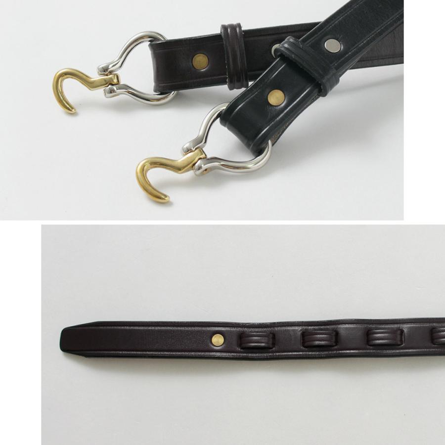 TORY LEATHER（トリーレザー） 2トーン ミニ フーフーピック ベルト / メンズ レザー 本革 牛革 細め カジュアル | TORY LEATHER | 10