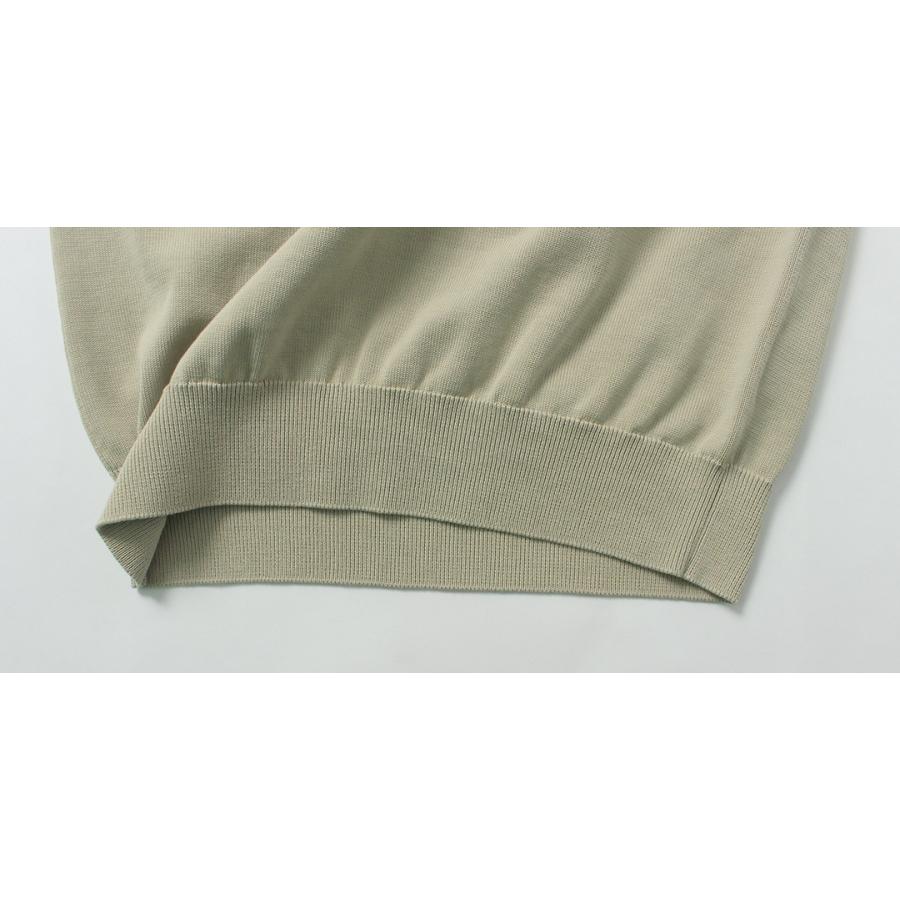 YONETOMI NEW BASIC（ヨネトミニューベーシック） リジッド シーアイランドコットン ニット プルオーバー 日本製 / メンズ | Yonetomi NEW BASIC | 17