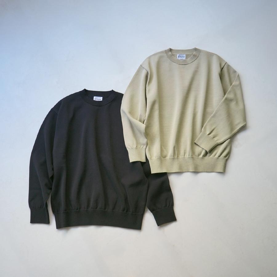 YONETOMI NEW BASIC（ヨネトミニューベーシック） リジッド シーアイランドコットン ニット プルオーバー 日本製 / メンズ | Yonetomi NEW BASIC | 05