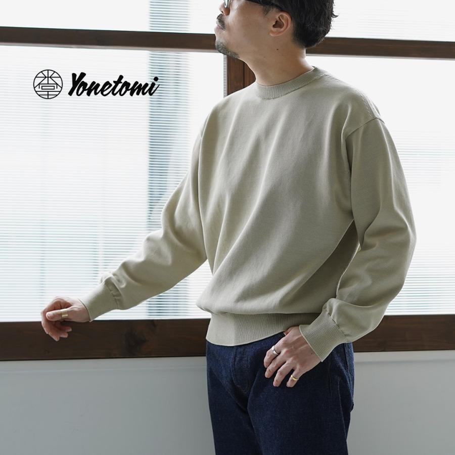 YONETOMI NEW BASIC（ヨネトミニューベーシック） リジッド シーアイランドコットン ニット プルオーバー 日本製 / メンズ | Yonetomi NEW BASIC | 08