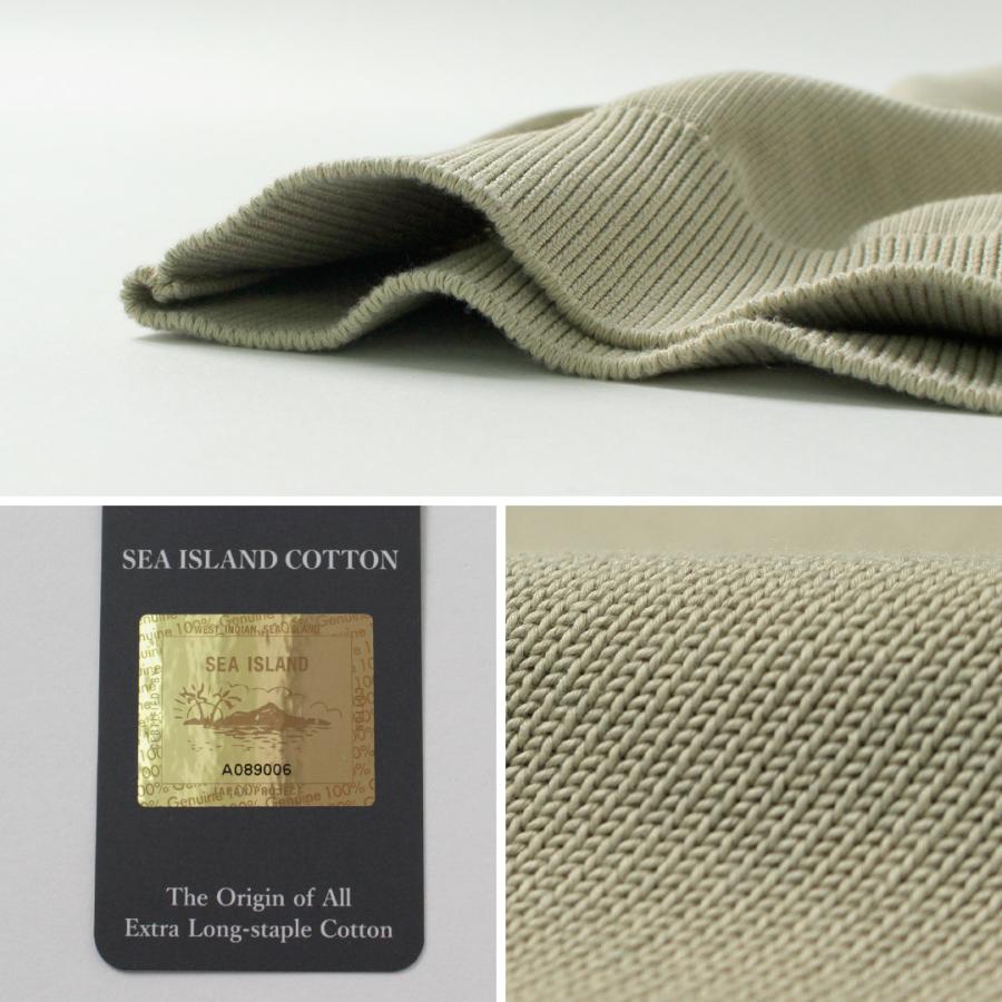 YONETOMI NEW BASIC（ヨネトミニューベーシック） リジッド シーアイランドコットン ニット プルオーバー 日本製 / メンズ | Yonetomi NEW BASIC | 09