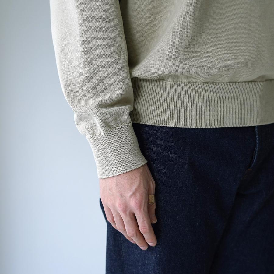 YONETOMI NEW BASIC（ヨネトミニューベーシック） リジッド シーアイランドコットン ニット プルオーバー 日本製 / メンズ | Yonetomi NEW BASIC | 12