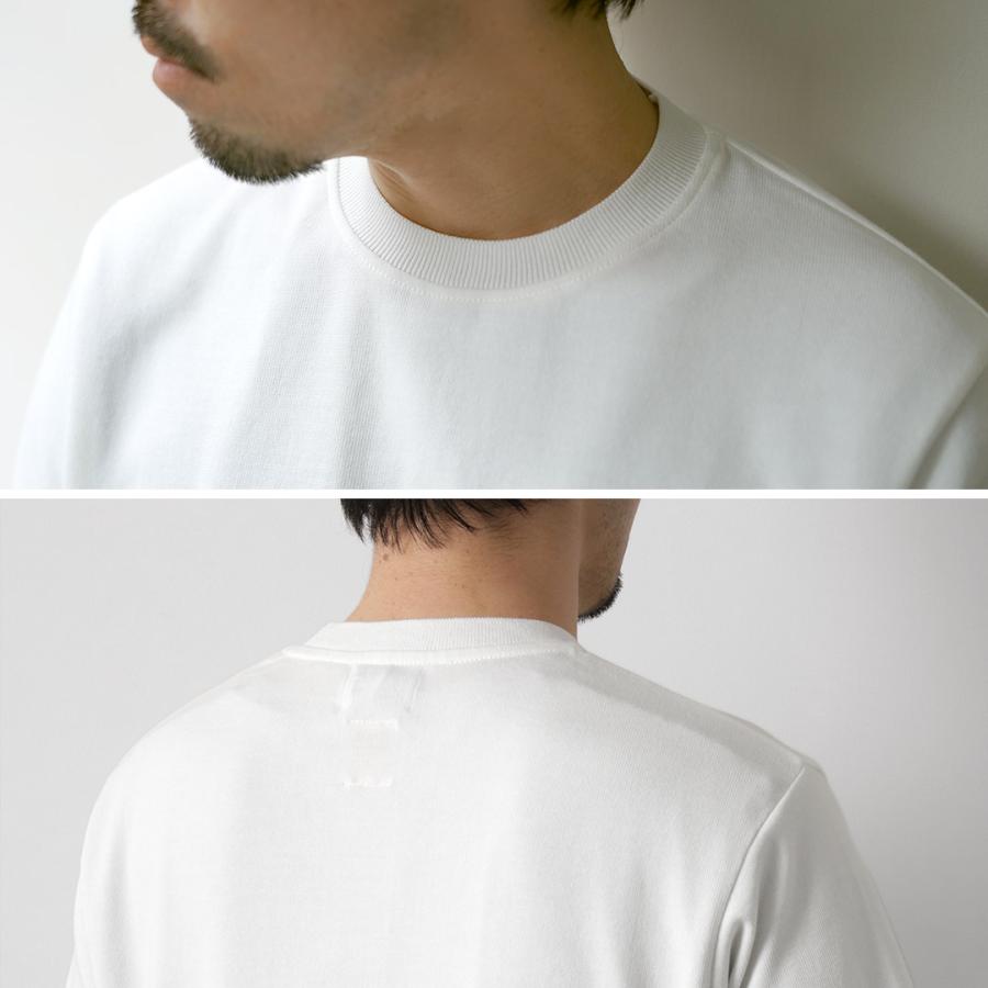 YONETOMI NEW BASIC（ヨネトミニューベーシック） リジッド シーアイランドコットン 横丸胴 ニットTシャツ / メンズ 半袖の画像