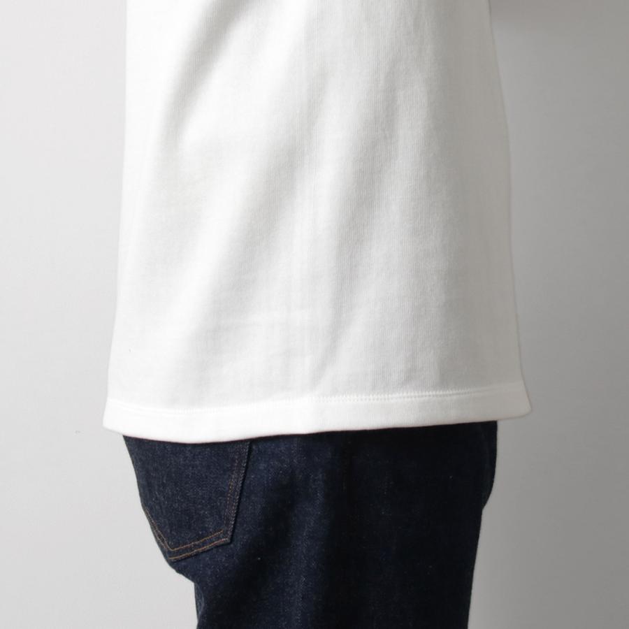 YONETOMI NEW BASIC（ヨネトミニューベーシック） リジッド シーアイランドコットン 横丸胴 ニットTシャツ / メンズ 半袖の画像