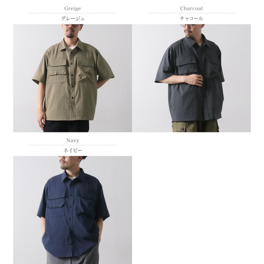 JUGEM（ジュゲム）ドライ カーゴシャツ / 半袖 吸汗 速乾 軽量 伸縮 ストレッチ メンズ RIRANCHA | JUGEM | 04