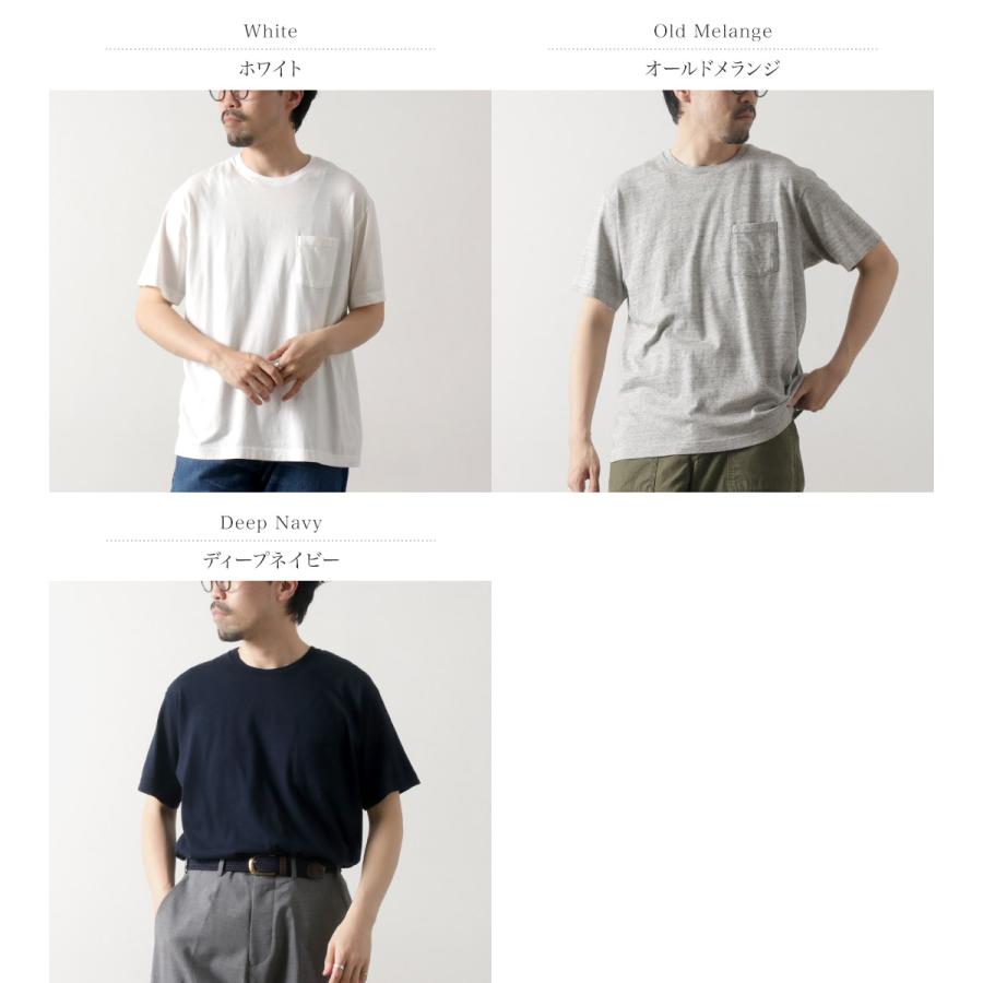 FILMELANGE（フィルメランジェ） ベニー ニューリンダ天竺 ポケットTシャツ / メンズ トップス 半袖 日本製 ギザコットン BENNY | FilMelange | 04