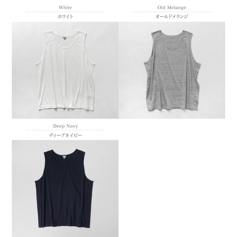 FILMELANGE（フィルメランジェ） コール ニューリンダ天竺 タンクトップ / メンズ インナーウェア ギザコットン COLE | FilMelange | 04