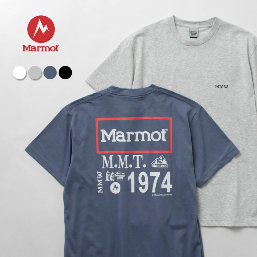 MARMOT（マーモット） MMW アーカイブ ロゴTシャツ / メンズ 半袖 プリント コットン ポリエステル UVカット 吸水速乾 | Marmot