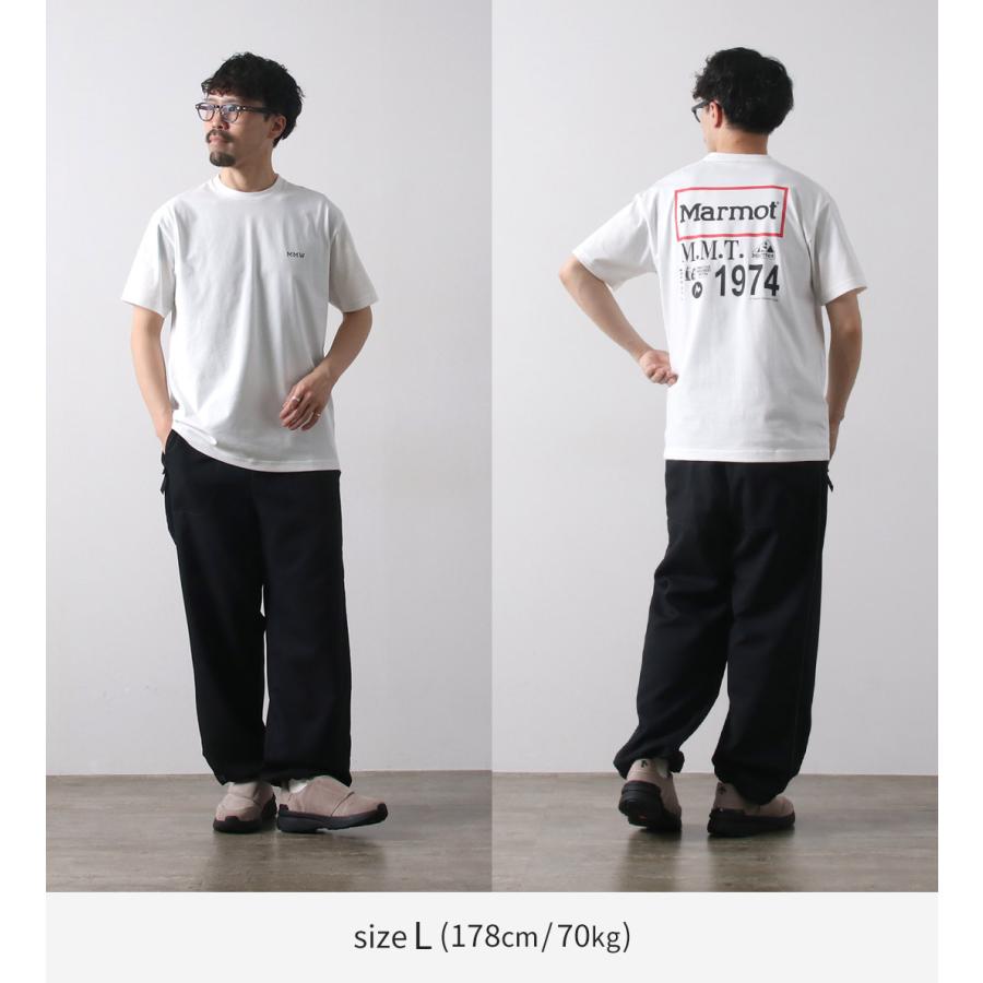 MARMOT（マーモット） MMW アーカイブ ロゴTシャツ / メンズ 半袖 プリント コットン ポリエステル UVカット 吸水速乾 | Marmot | 07