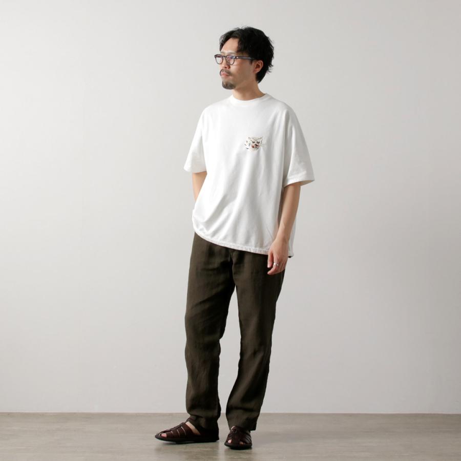 REMI RELIEF（レミ レリーフ） SP加工 シェリー裏毛 SSクルー (刺繍