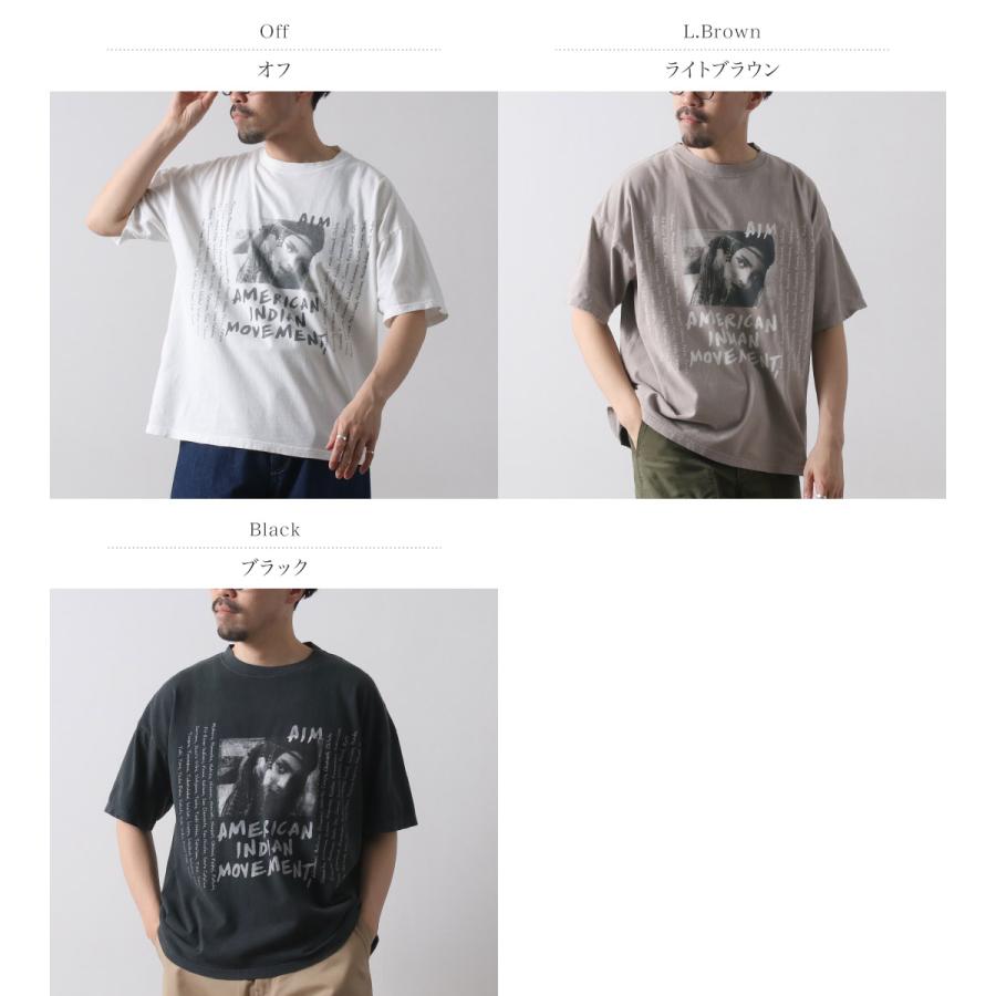 REMI RELIEF（レミレリーフ）HARD SP加工 20/-天竺 BIGサイズTシャツ (INDIAN) | REMI RELIEF | 04