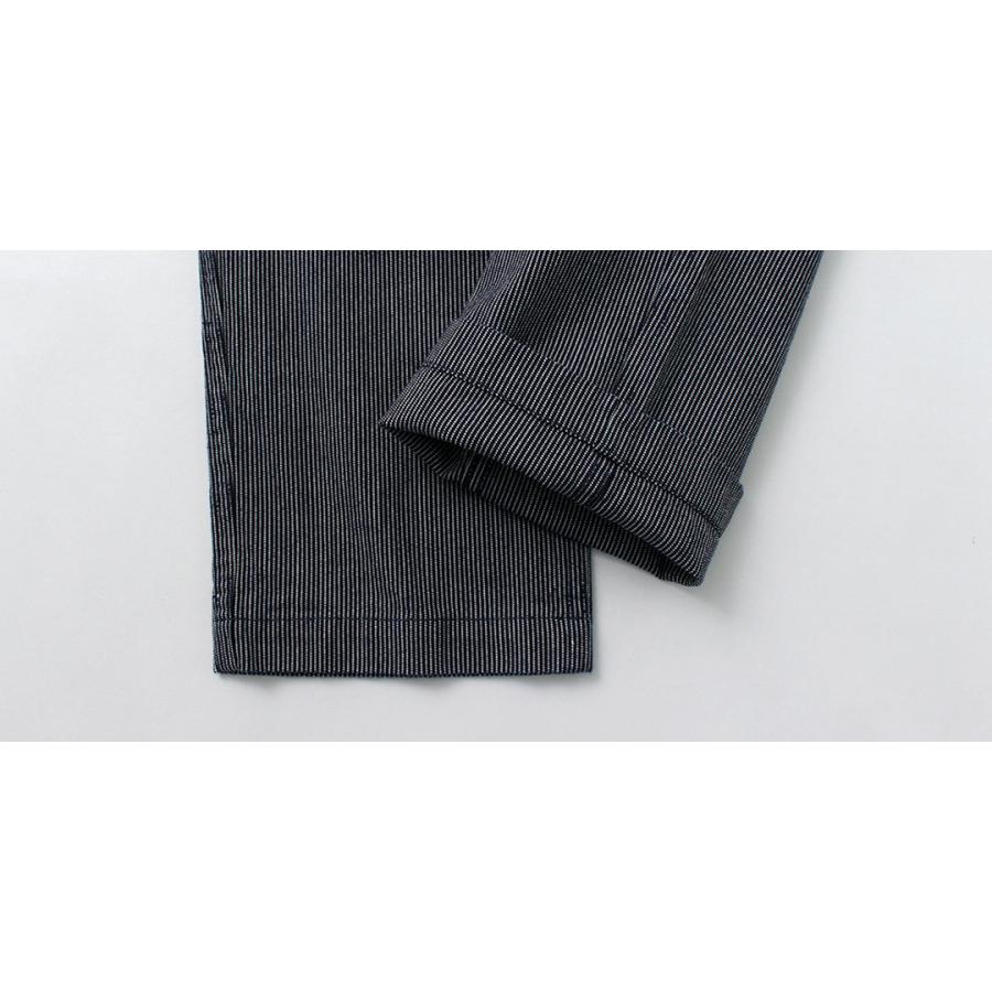 JAPAN BLUE JEANS（ジャパンブルージーンズ） 別注 ワイドテーパード ヒッコリー / メンズ パンツ チノパン 岡山 日本製 | JAPAN BLUE JEANS | 16