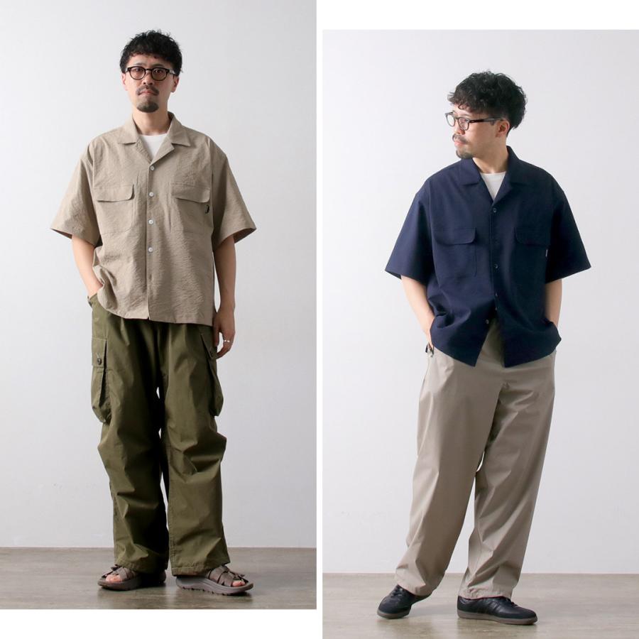 THOUSAND MILE（サウザンドマイル） ショートスリーブシャツ シアサッカー / メンズ トップス オープンカラー 開襟 半袖 無地 | THOUSAND MILE | 07