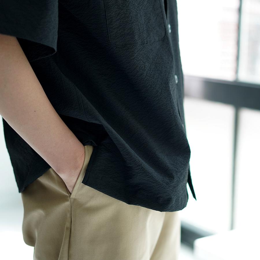 THOUSAND MILE（サウザンドマイル） ショートスリーブシャツ シアサッカー / メンズ トップス オープンカラー 開襟 半袖 無地 | THOUSAND MILE | 12