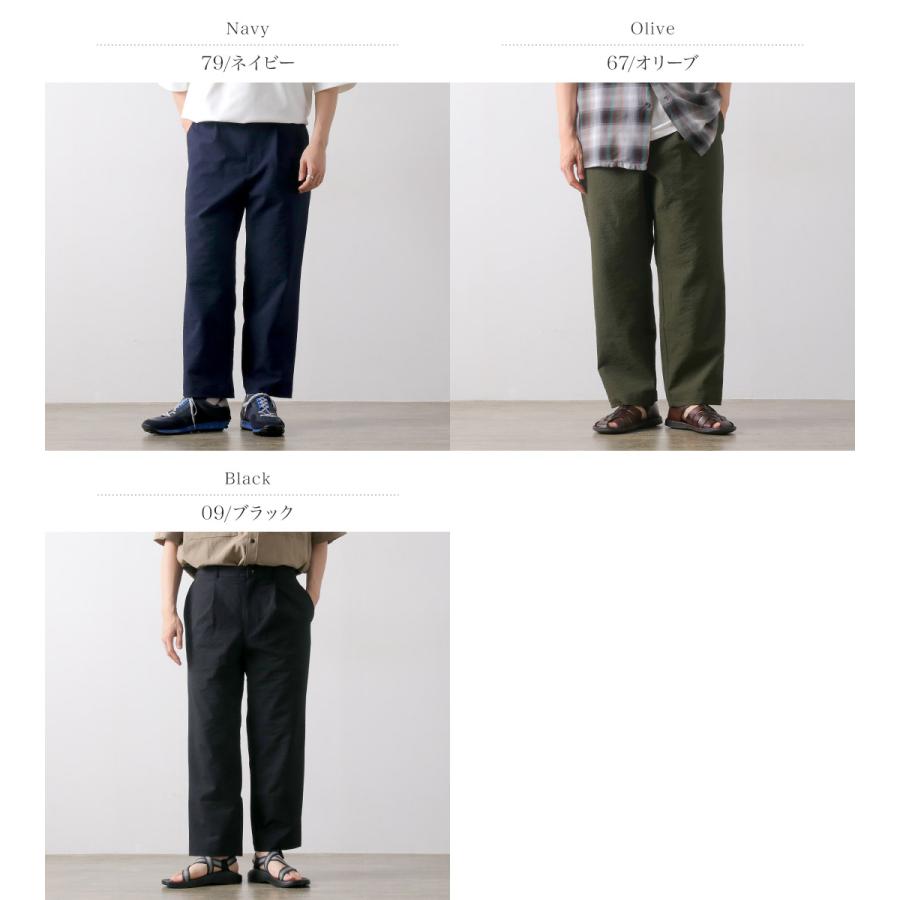 THOUSAND MILE（サウザンドマイル） イージー タック トラウザー シアサッカー / メンズ ボトムス イージーパンツ ウエストゴム | THOUSAND MILE | 04