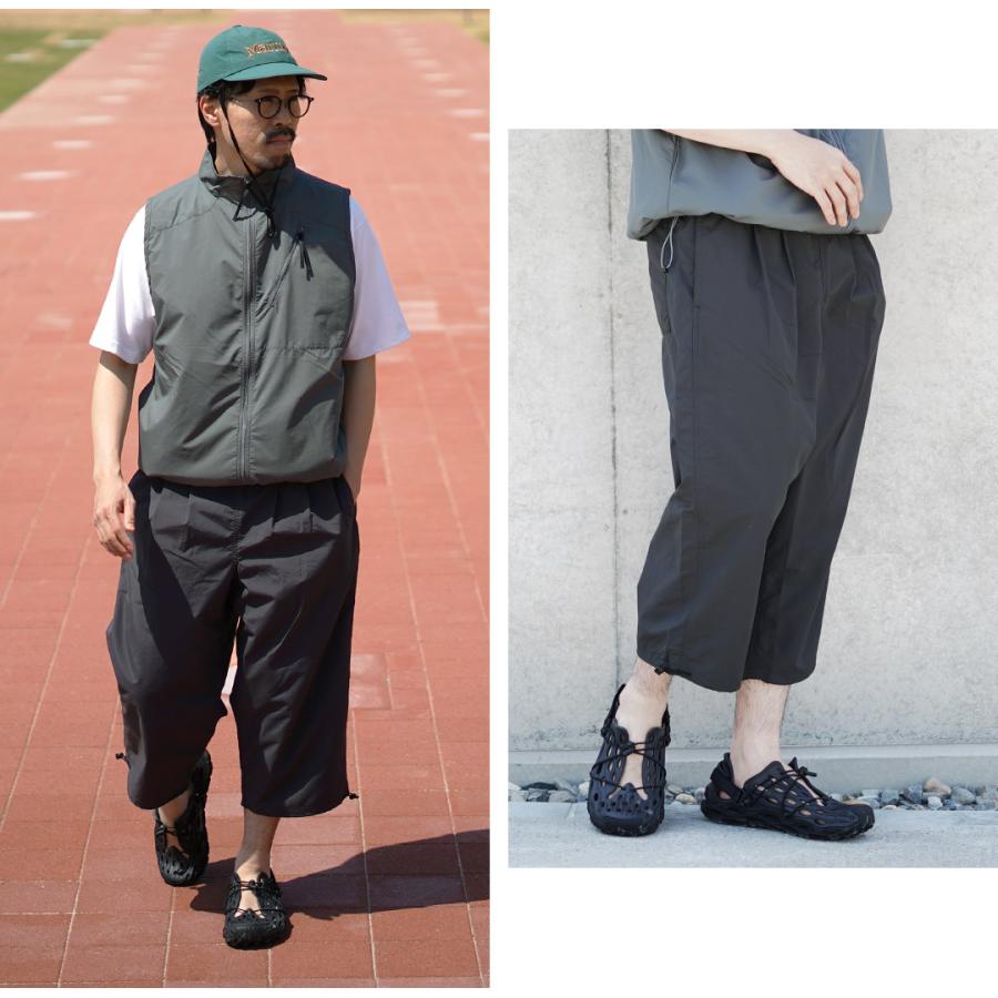 BURLAP OUTFITTER（バーラップ アウトフィッター） 7分丈 トラックパンツ / メンズ クロップド トラックパンツ ウエストゴム | BURLAP OUTFITTER | 08