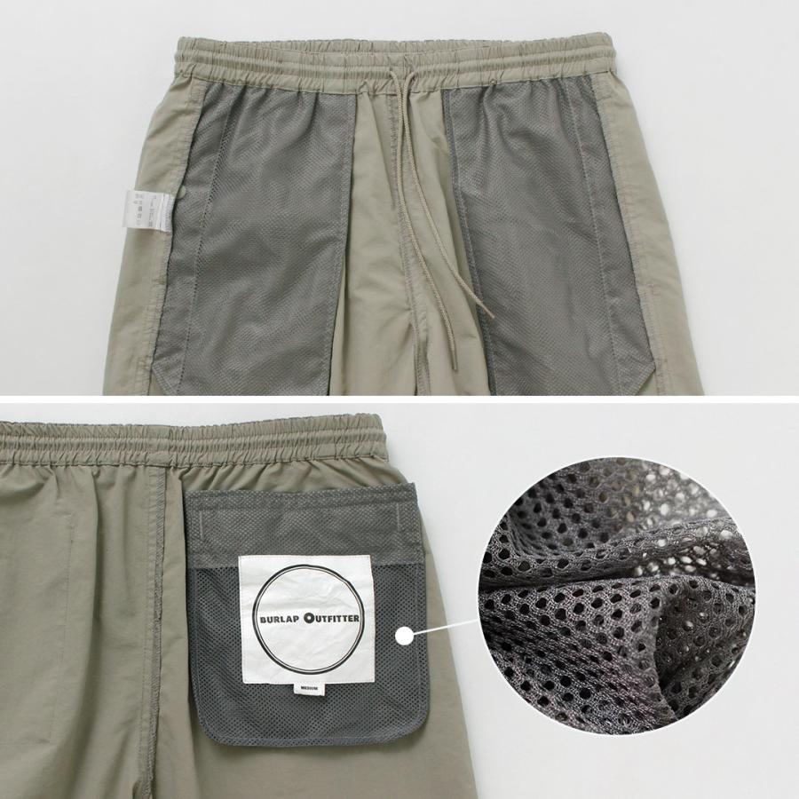 BURLAP OUTFITTER（バーラップ アウトフィッター） 7分丈 トラックパンツ / メンズ クロップド トラックパンツ ウエストゴム | BURLAP OUTFITTER | 12