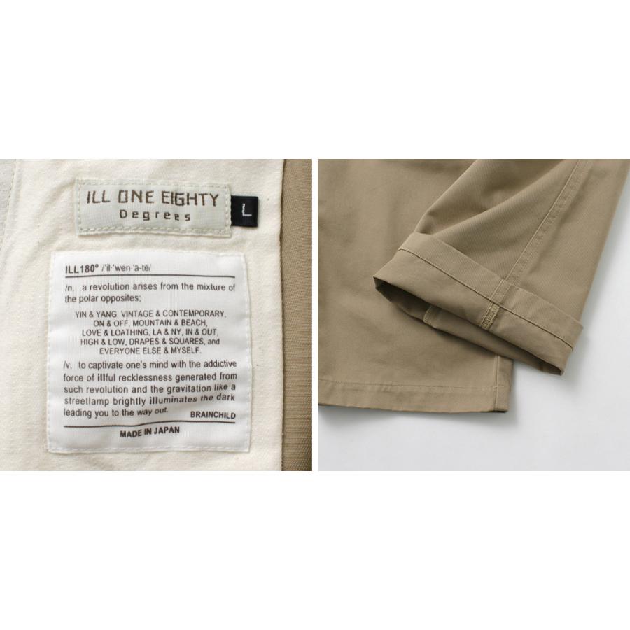 ILL ONE EIGHTY（イルワンエイティー） ソリッド ビーバップ パンツ / メンズ チノパン シンチバック テーパード | ILL ONE EIGHTY | 16