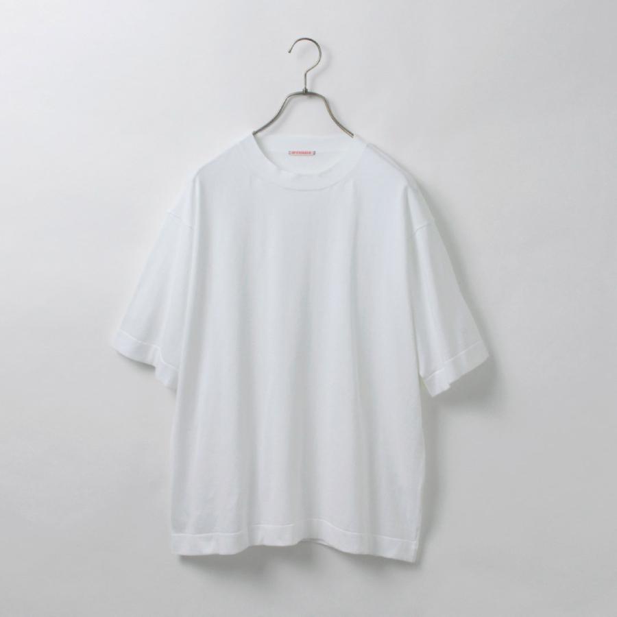 RYE TENDER（ライテンダー） センターティー ソリッド ニットTシャツ / メンズ サマーニット コットン 半袖 無地 | RYE TENDER | 11