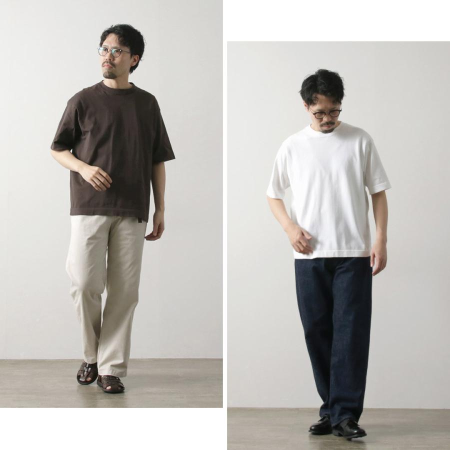 RYE TENDER（ライテンダー） センターティー ソリッド ニットTシャツ / メンズ サマーニット コットン 半袖 無地 | RYE TENDER | 15