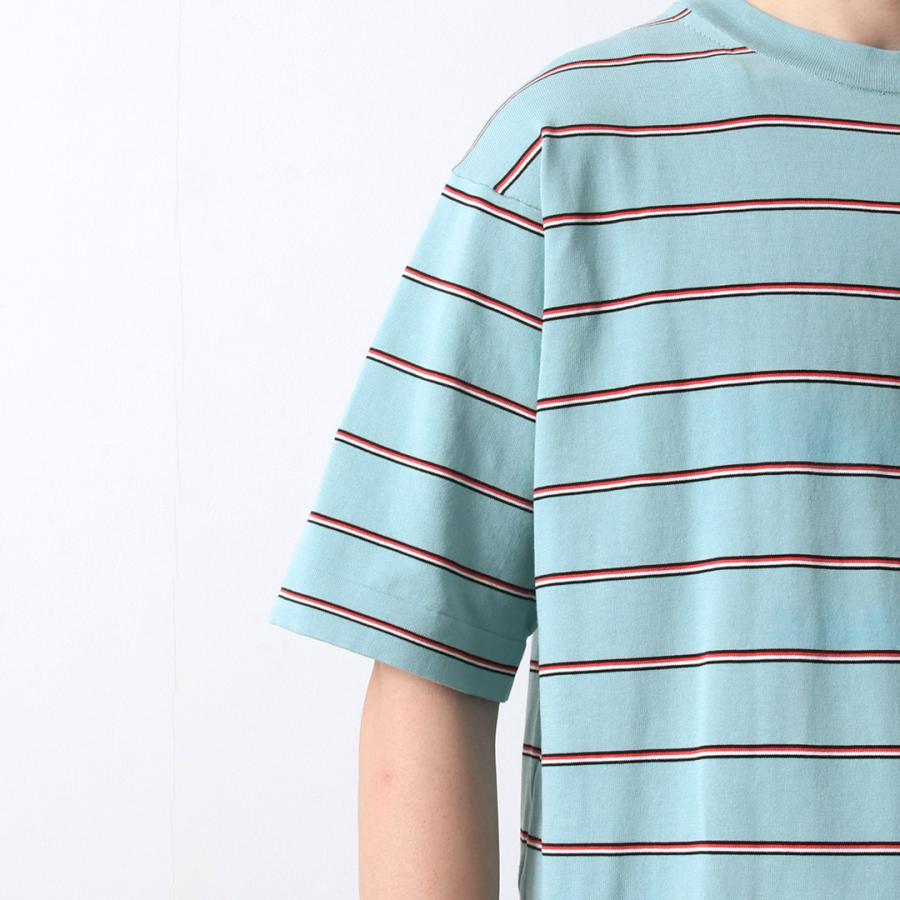 RYE TENDER（ライテンダー） センターティー ストライプ Tシャツ / メンズ 半袖 | RYE TENDER | 21