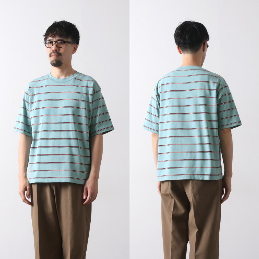 RYE TENDER（ライテンダー） センターティー ストライプ Tシャツ / メンズ 半袖 | RYE TENDER | 23