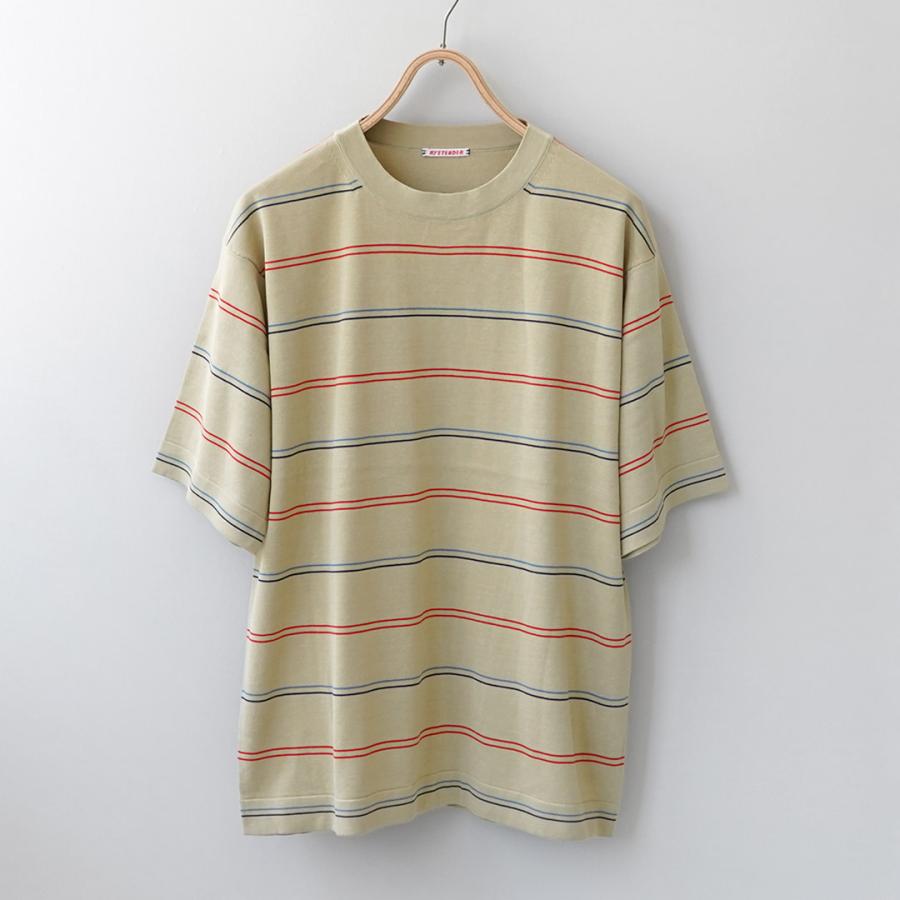 RYE TENDER（ライテンダー） センターティー ストライプ Tシャツ / メンズ 半袖 | RYE TENDER | 14