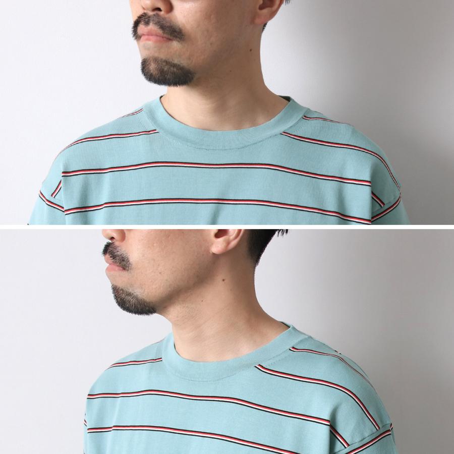 RYE TENDER（ライテンダー） センターティー ストライプ / メンズ 半袖 ニット コットン CENTRE TEE - STRIPE | RYE TENDER | 12
