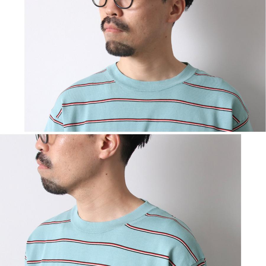 RYE TENDER（ライテンダー） センターティー ストライプ Tシャツ / メンズ 半袖 | RYE TENDER | 19