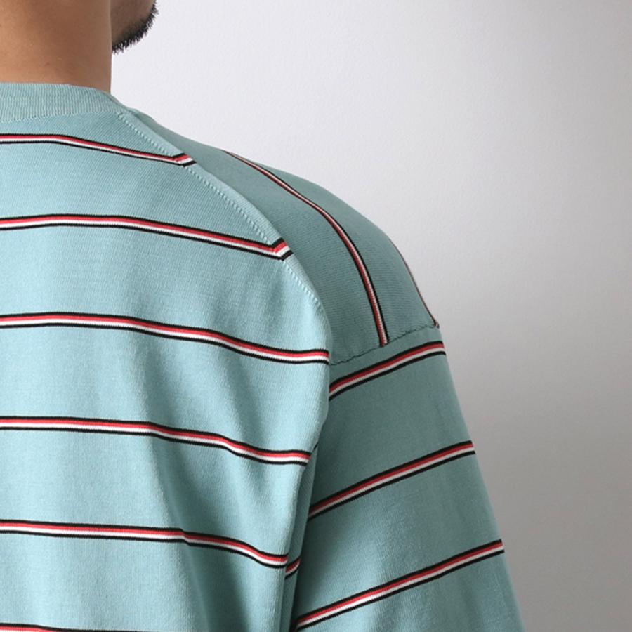 RYE TENDER（ライテンダー） センターティー ストライプ Tシャツ / メンズ 半袖 | RYE TENDER | 20