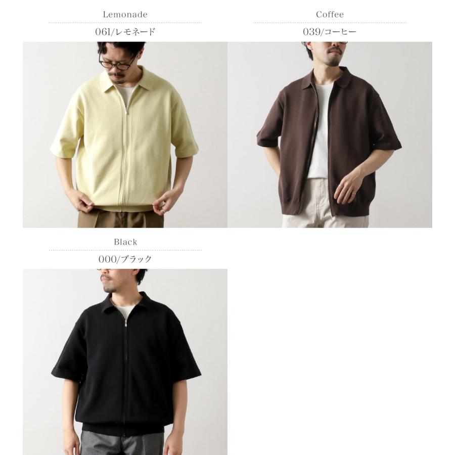 RYE TENDER（ライテンダー） へスターシャツ / 半袖 ニット フルジップ トップス 羽織 メンズ HESTER SHIRTS | RYE TENDER | 04