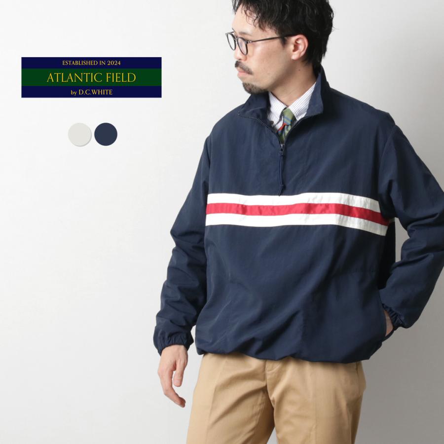 ATLANTIC FIELD BY D.C.WHITE（アトランティックフィールド） トレーニングブルゾン / プルオーバー ハーフジップ メンズ | D.C.WHITE