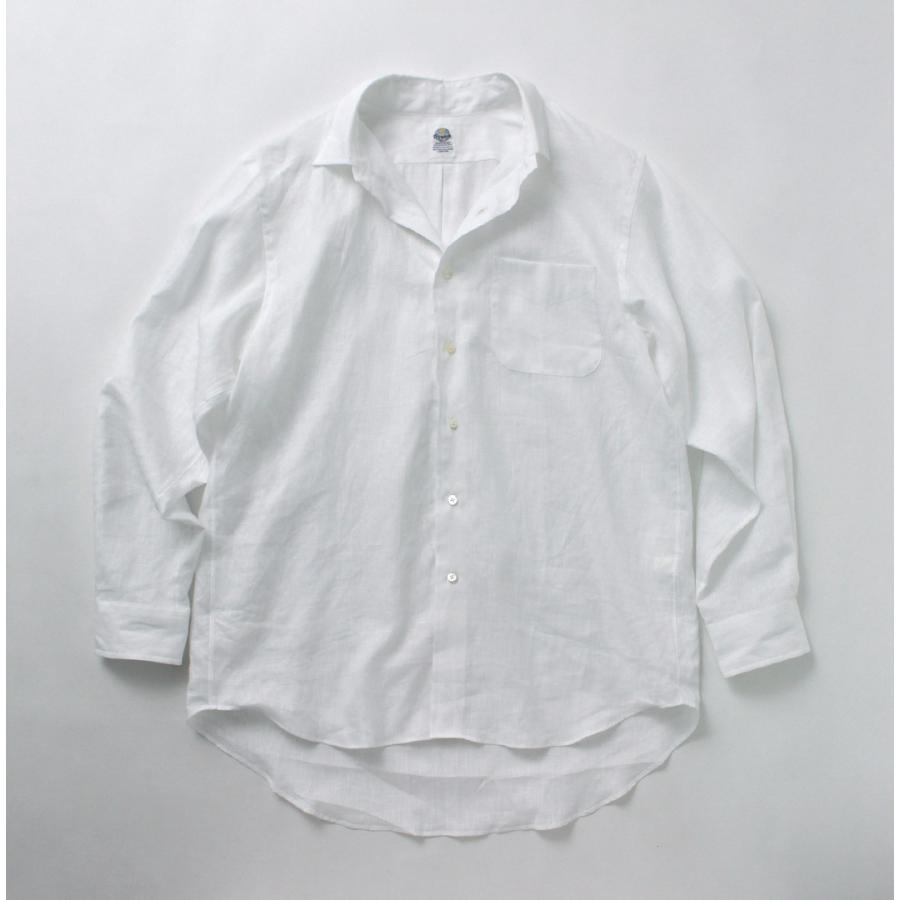 D.C.WHITE（ディーシーホワイト）ニューポート リネンシャツ / トップス メンズ 無地 麻 リネン 日本製 New Port （Linen） | D.C.WHITE | 02