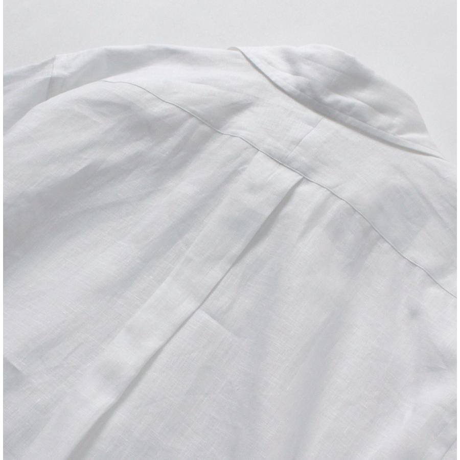 D.C.WHITE（ディーシーホワイト）ニューポート リネンシャツ / トップス メンズ 無地 麻 リネン 日本製 New Port （Linen） | D.C.WHITE | 08