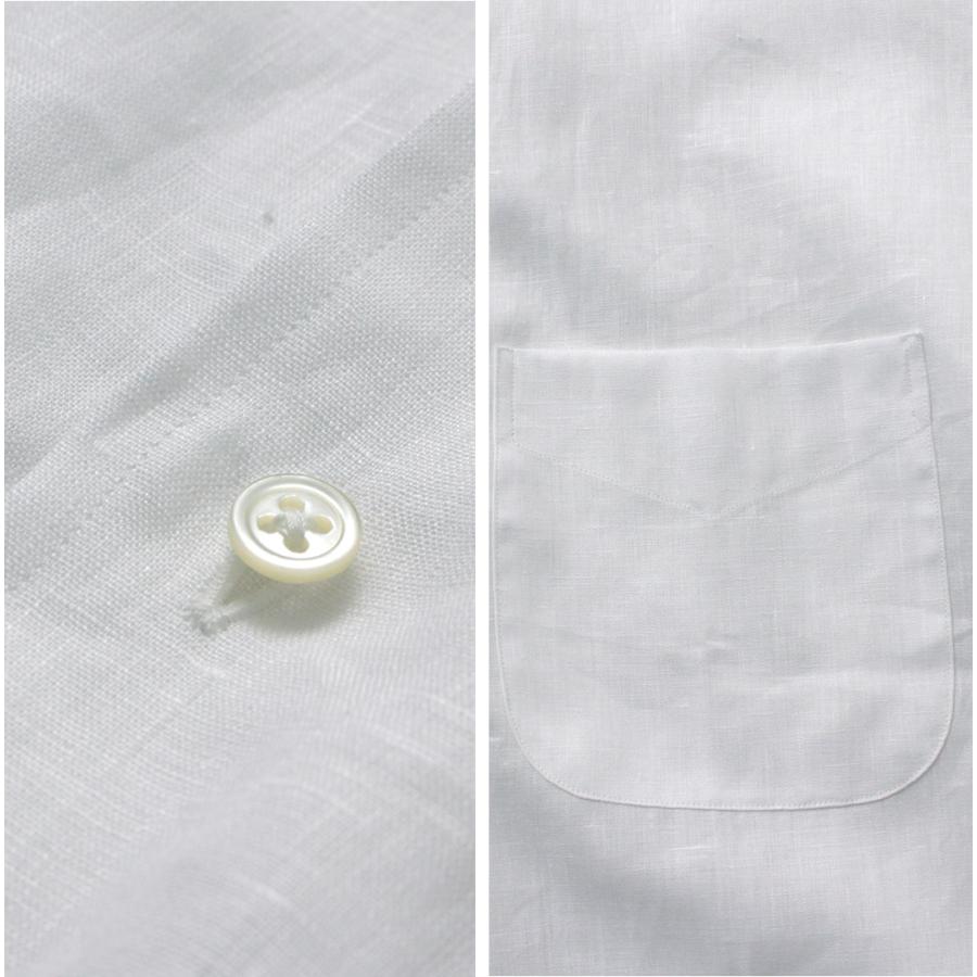 D.C.WHITE（ディーシーホワイト）ニューポート リネンシャツ / トップス メンズ 無地 麻 リネン 日本製 New Port （Linen） | D.C.WHITE | 09