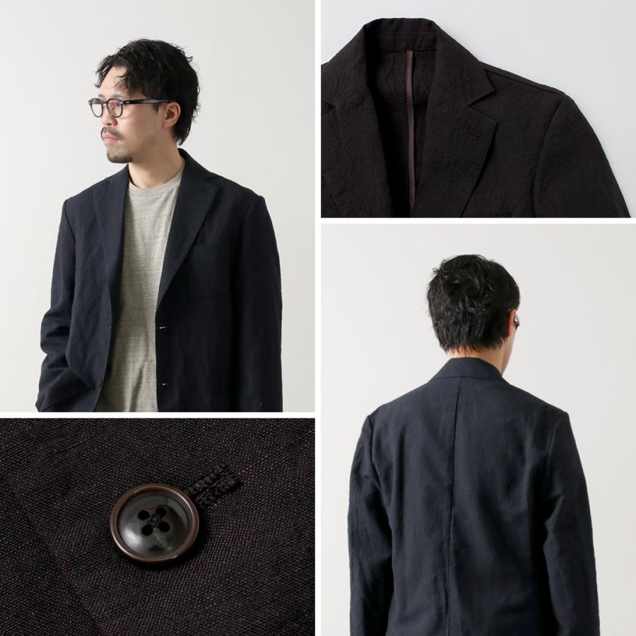 FUJITO（フジト） リネン ウール トロピカル ナウン 2Bジャケット / メンズ テーラード 2つボタン 日本製 | FUJITO | 10