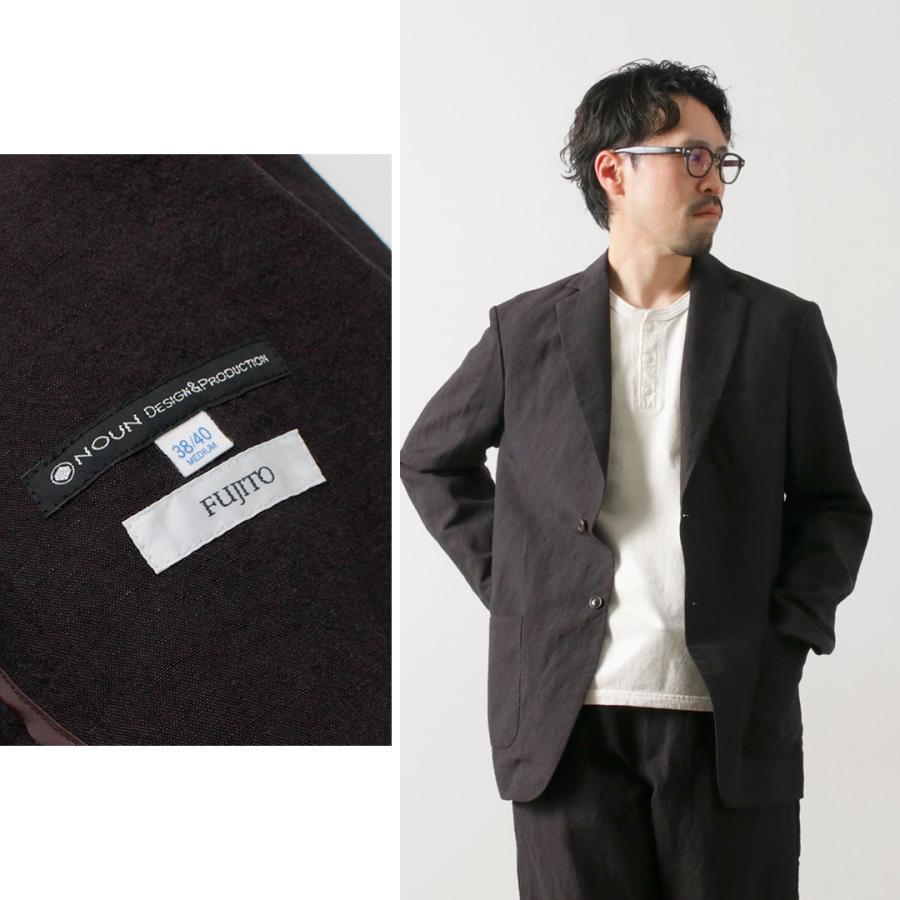 FUJITO（フジト） リネン ウール トロピカル ナウン 2Bジャケット / メンズ テーラード 2つボタン 日本製 | FUJITO | 11