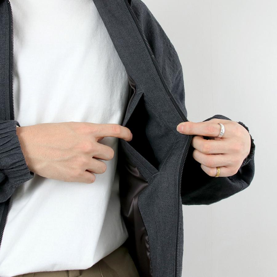 FUJITO（フジト） リネン/ウール トロピカル ジップブルゾン / メンズ 日本製 アウター Zip Up Blouson | FUJITO | 12