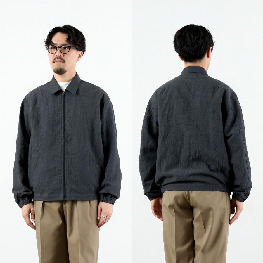 FUJITO（フジト） リネン/ウール トロピカル ジップブルゾン / メンズ 日本製 アウター Zip Up Blouson | FUJITO | 14