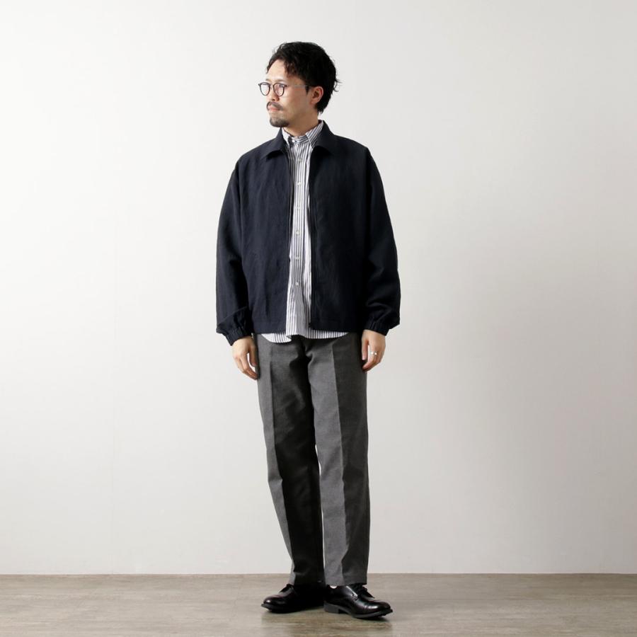 FUJITO（フジト） リネン/ウール トロピカル ジップブルゾン / メンズ 日本製 アウター Zip Up Blouson | FUJITO | 06