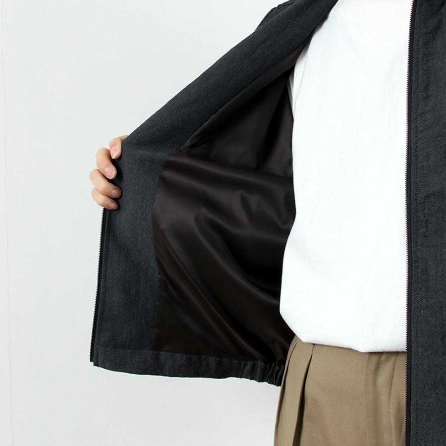 FUJITO（フジト） リネン/ウール トロピカル ジップブルゾン / メンズ 日本製 アウター Zip Up Blouson | FUJITO | 08