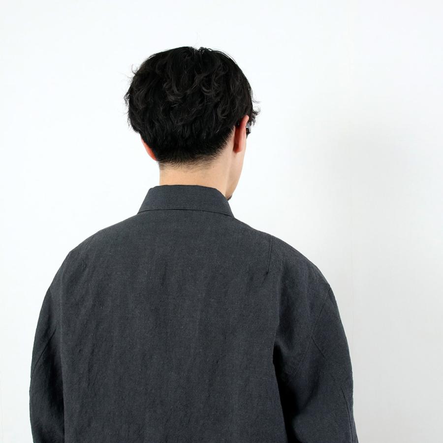 FUJITO（フジト） リネン/ウール トロピカル ジップブルゾン / メンズ 日本製 アウター Zip Up Blouson | FUJITO | 10