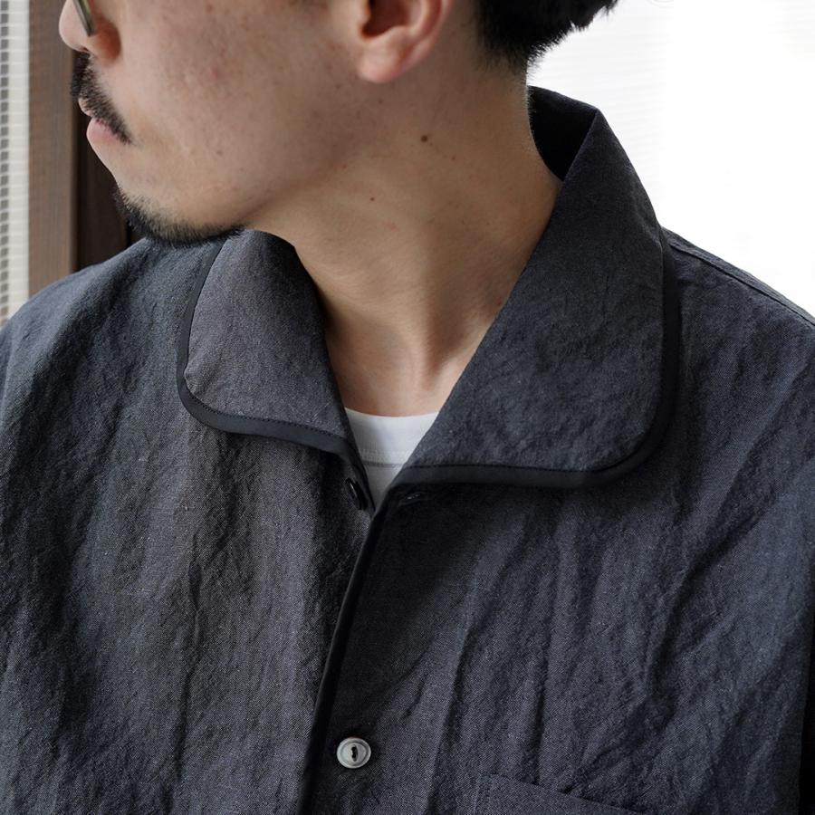 FUJITO（フジト） リネン ウール トロピカル パジャマシャツ 日本製 / メンズ トップス 半袖シャツ | FUJITO | 10