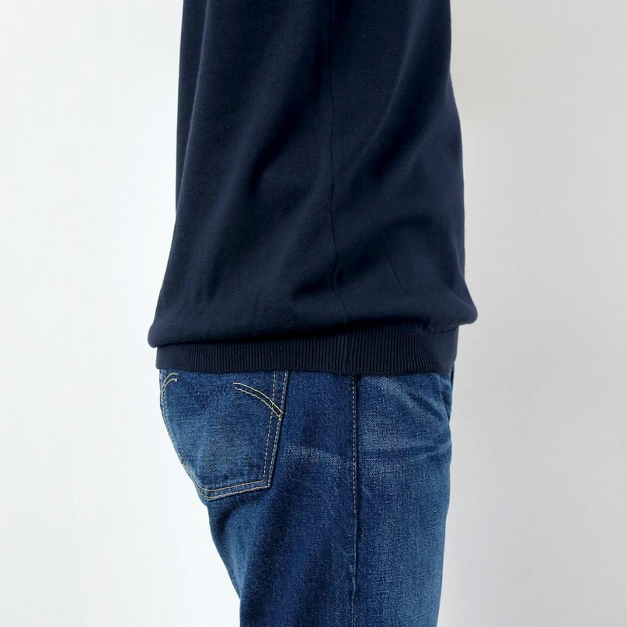 FUJITO（フジト） コットンシルク スキッパーポロ ポロシャツ 日本製 / メンズ ポロシャツ ニット トップス カットソー 半袖 | FUJITO | 12