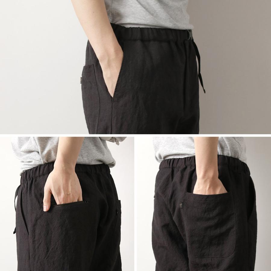 FUJITO（フジト） リネン/ウール トロピカル ナウン ベルトレスパンツ 日本製 / メンズ イージーパンツ 総ゴム 春夏 | FUJITO | 13