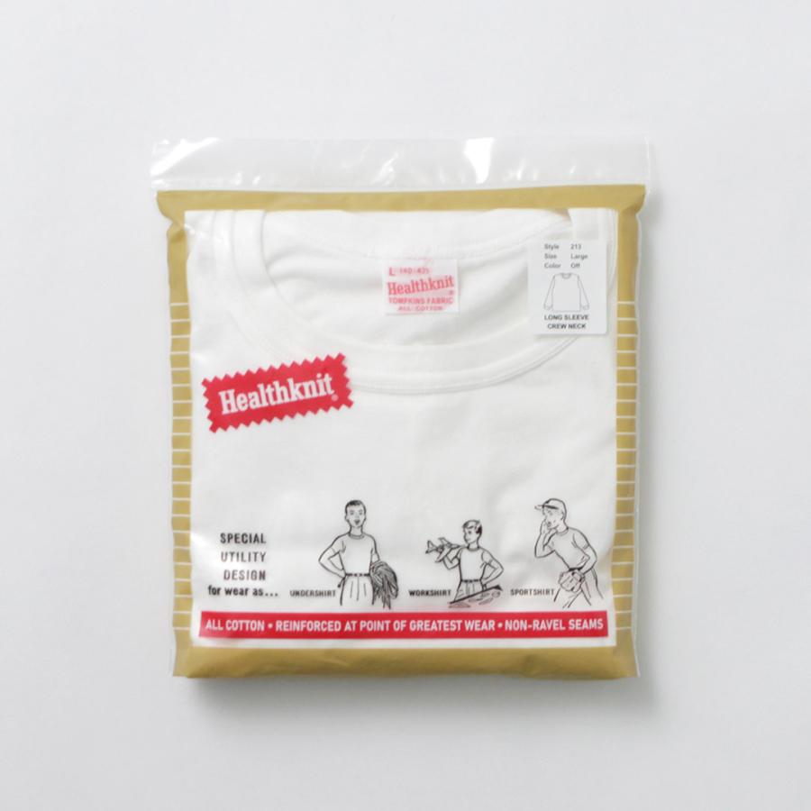 HEALTHKNIT（ヘルスニット） トンプキンス クルーネック ロングスリーブTシャツ / ロンT 長袖 メンズ クルーネック 袖リブ | Healthknit | 16