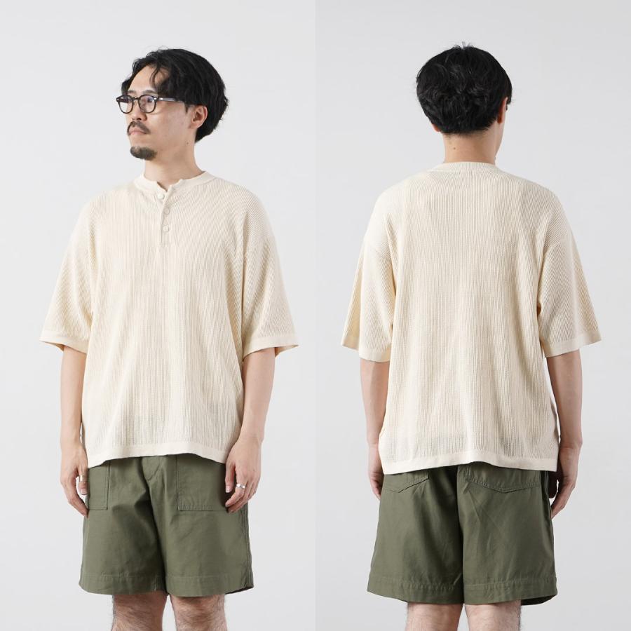 HEALTHKNIT（ヘルスニット） ヘンリーネック ショートスリーブ ニット Tシャツ 2026年モデル / メンズ 半袖 | Healthknit | 13