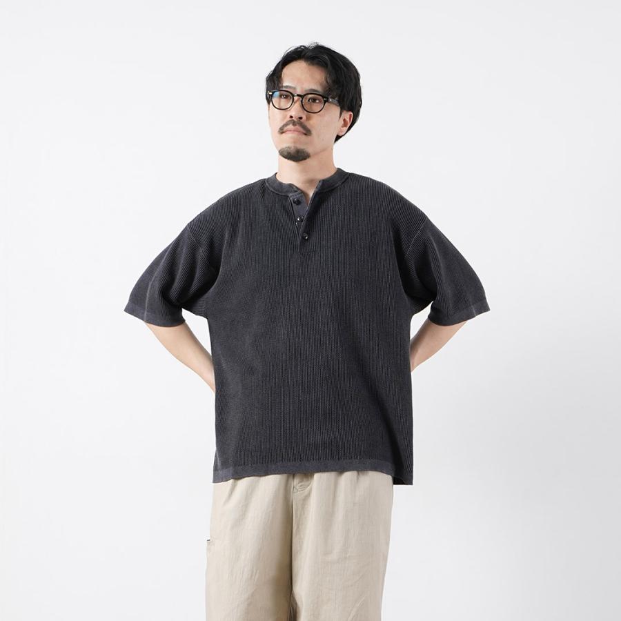 HEALTHKNIT（ヘルスニット） ヘンリーネック ショートスリーブ ニット Tシャツ 2026年モデル / メンズ 半袖 | Healthknit | 14